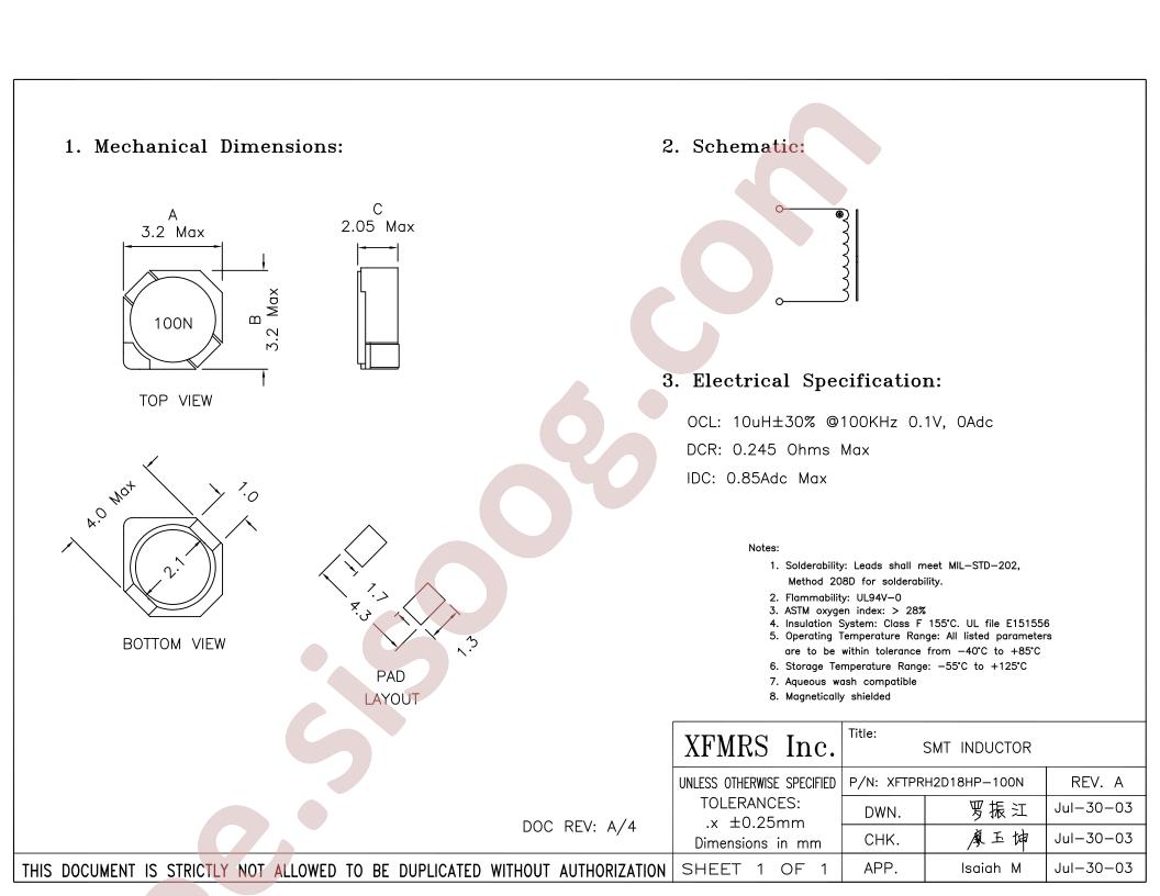 XFTPRH2D18HP-100N