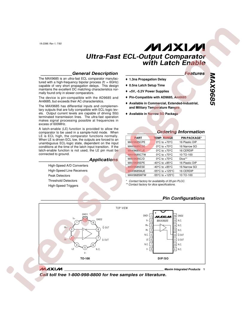MAX9685CPE