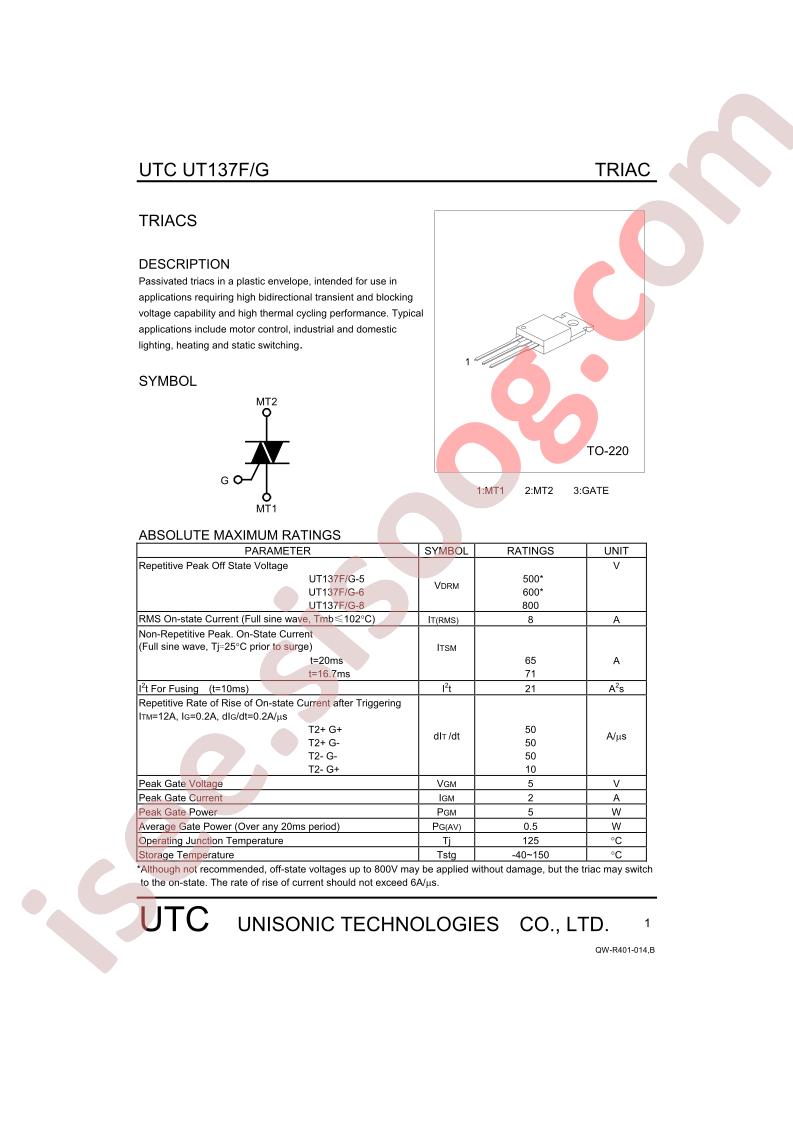 UT137F