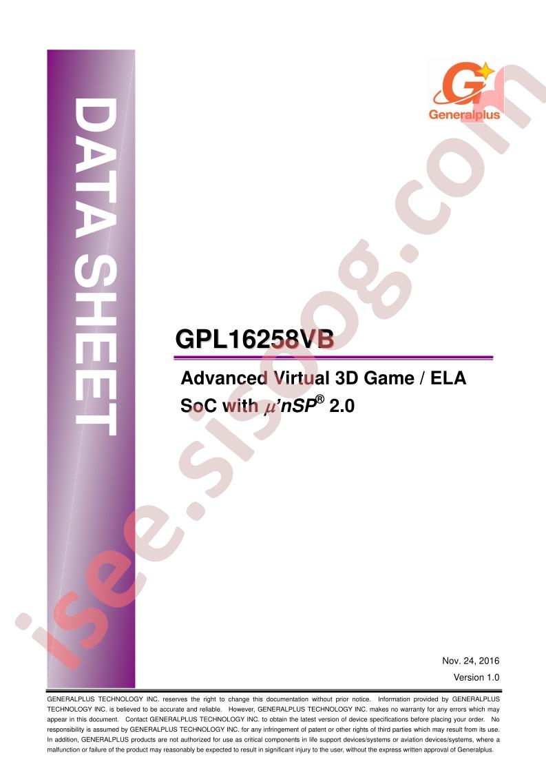 GPL16258VB