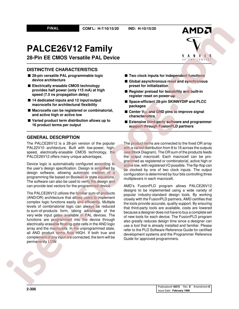 PALCE26V12