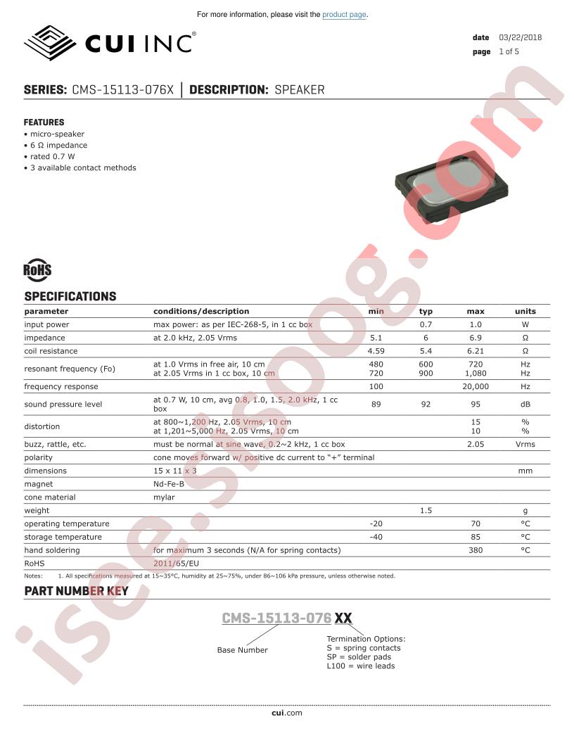 CMS-15113-076X