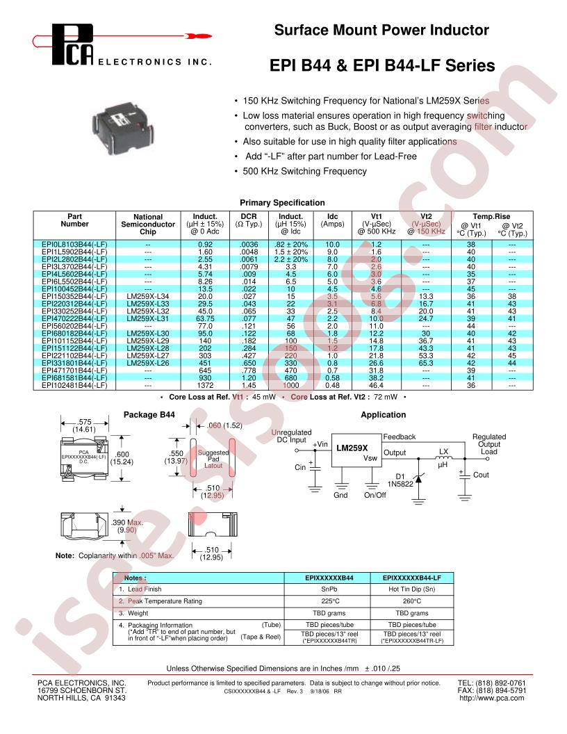 EPI6L5502B44-LF