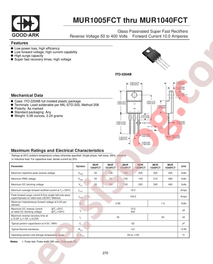 MUR1005FCT