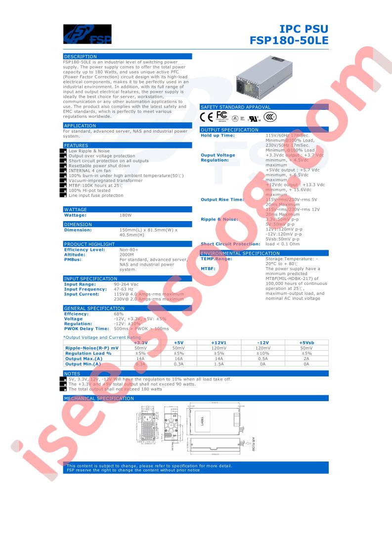 FSP180-50LE