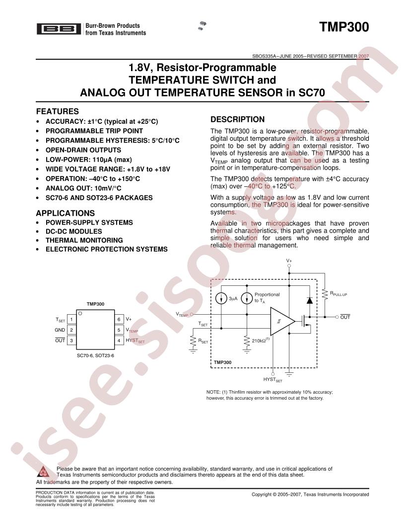 TMP300AIDCKT