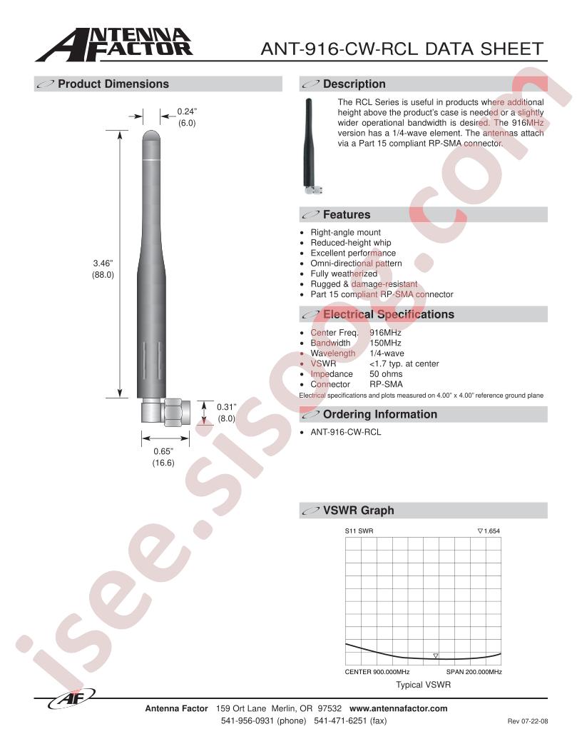 ANT-916-CW-RCL