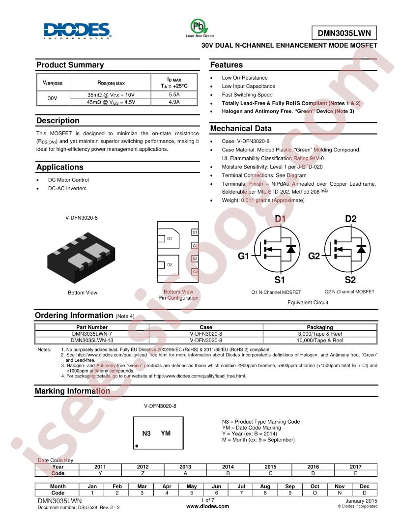DMN3035LWN-13