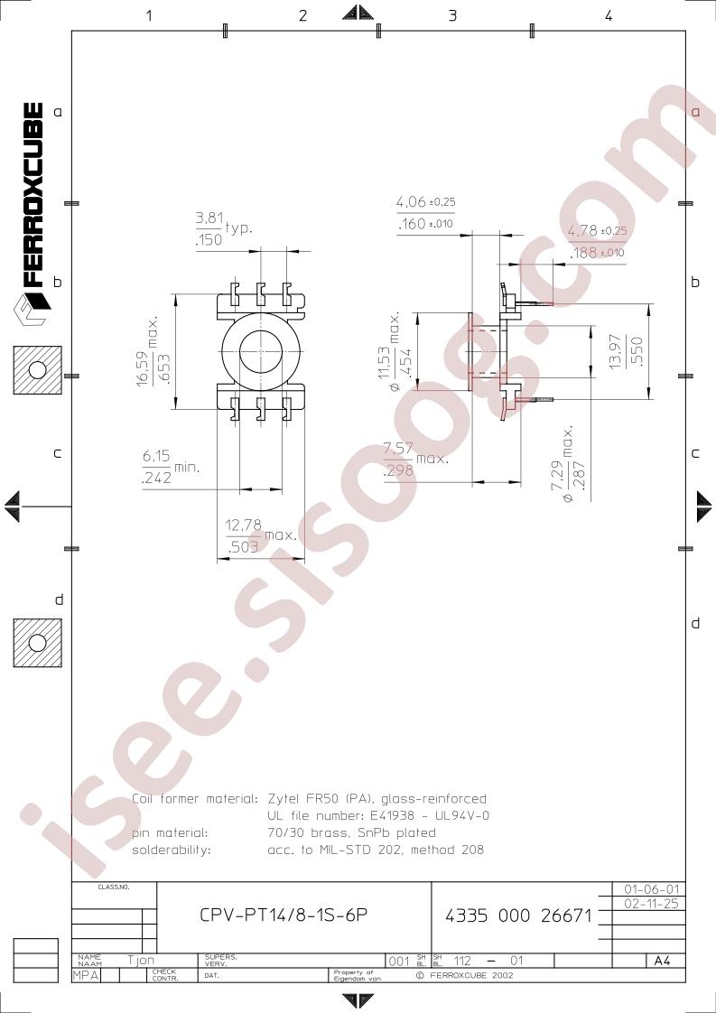 CPV-PT14-1S-6P-Z