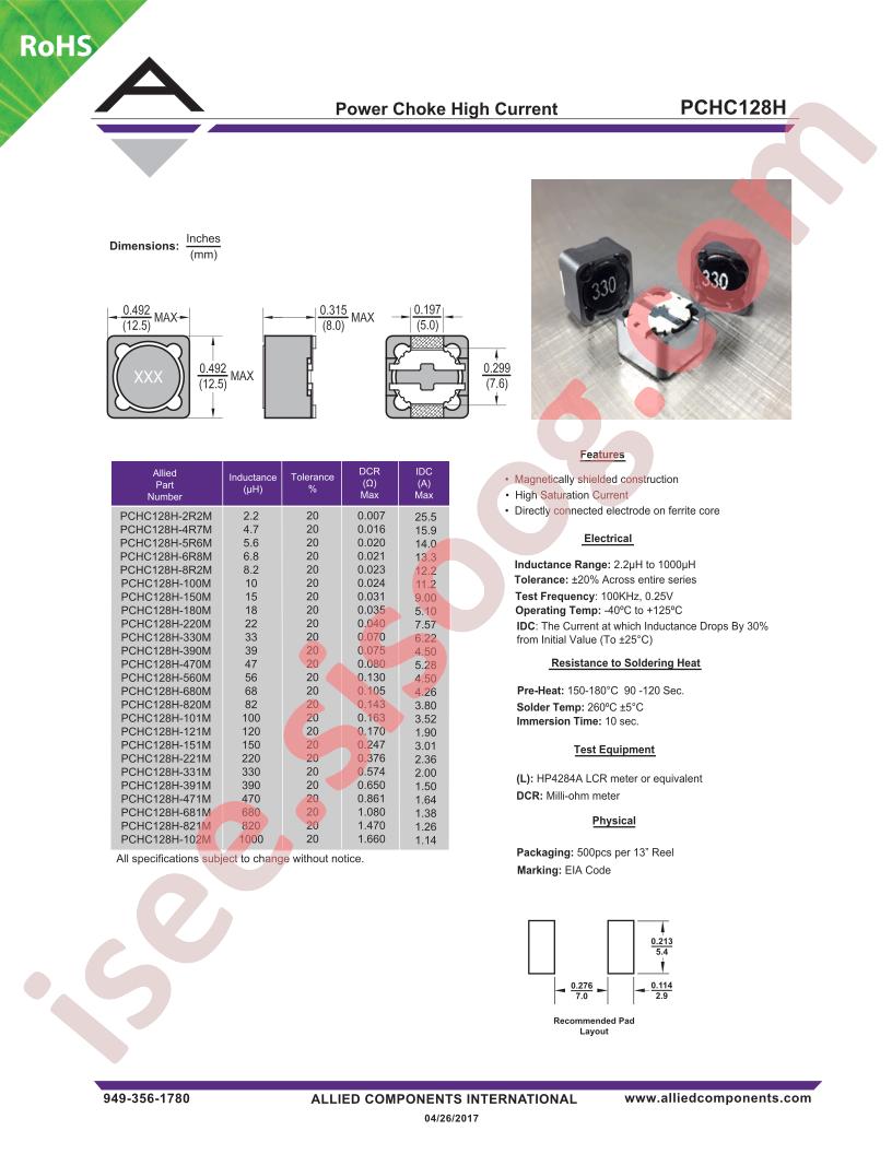 PCHC128H-560M