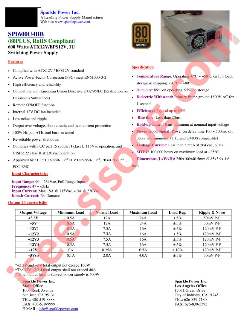SPI600U4BB