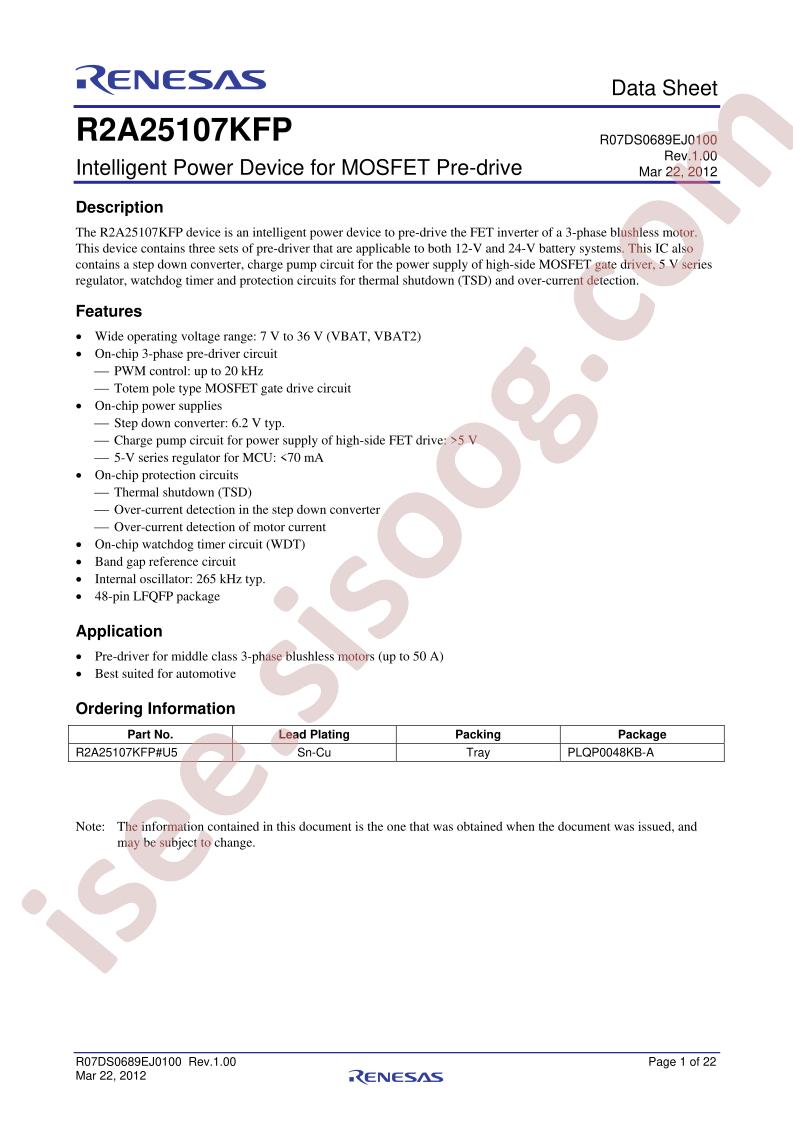 R2A25107KFPU5
