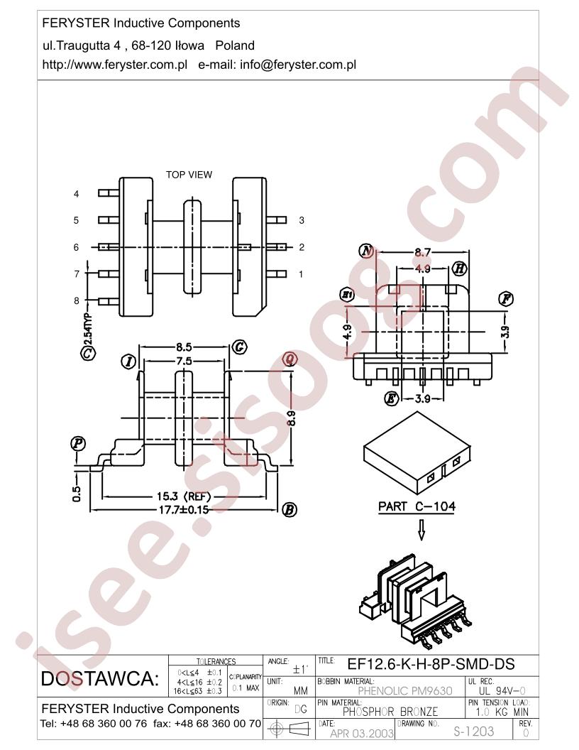 EF12.6-KH-8P-SMD-DS