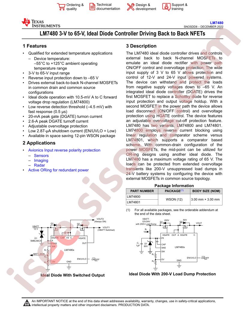 LM7480-Q1