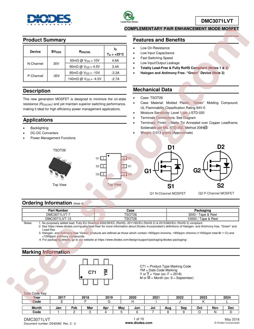 DMC3071LVT-7