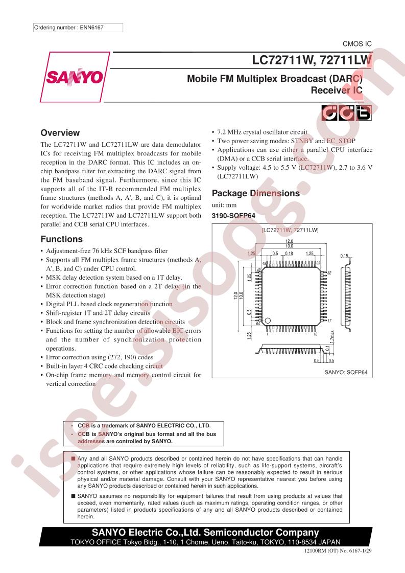 LC72711W