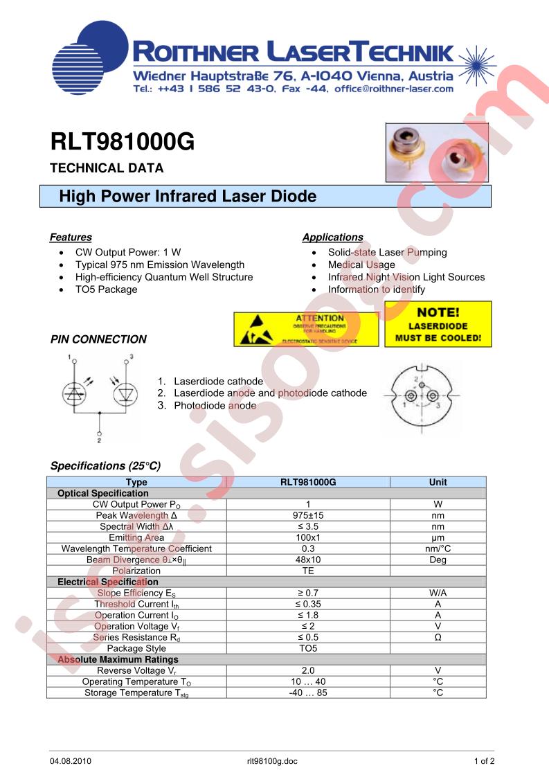 RLT981000G