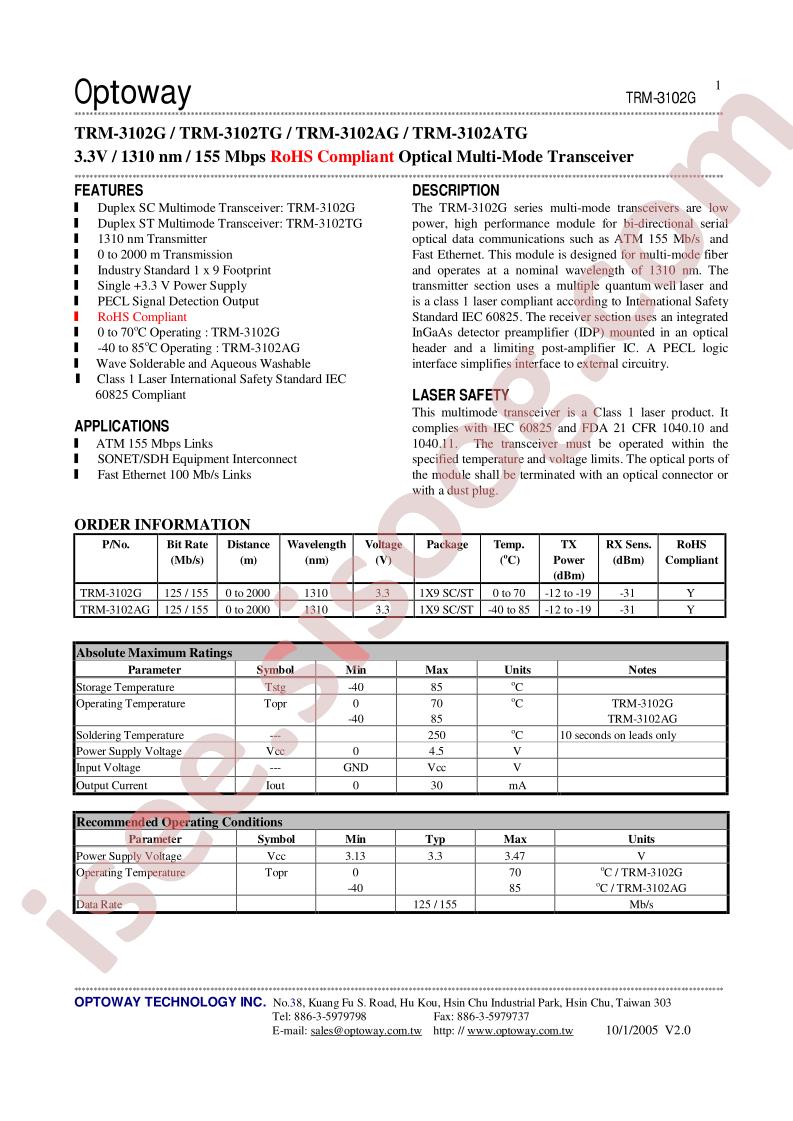 TRM-3102AG