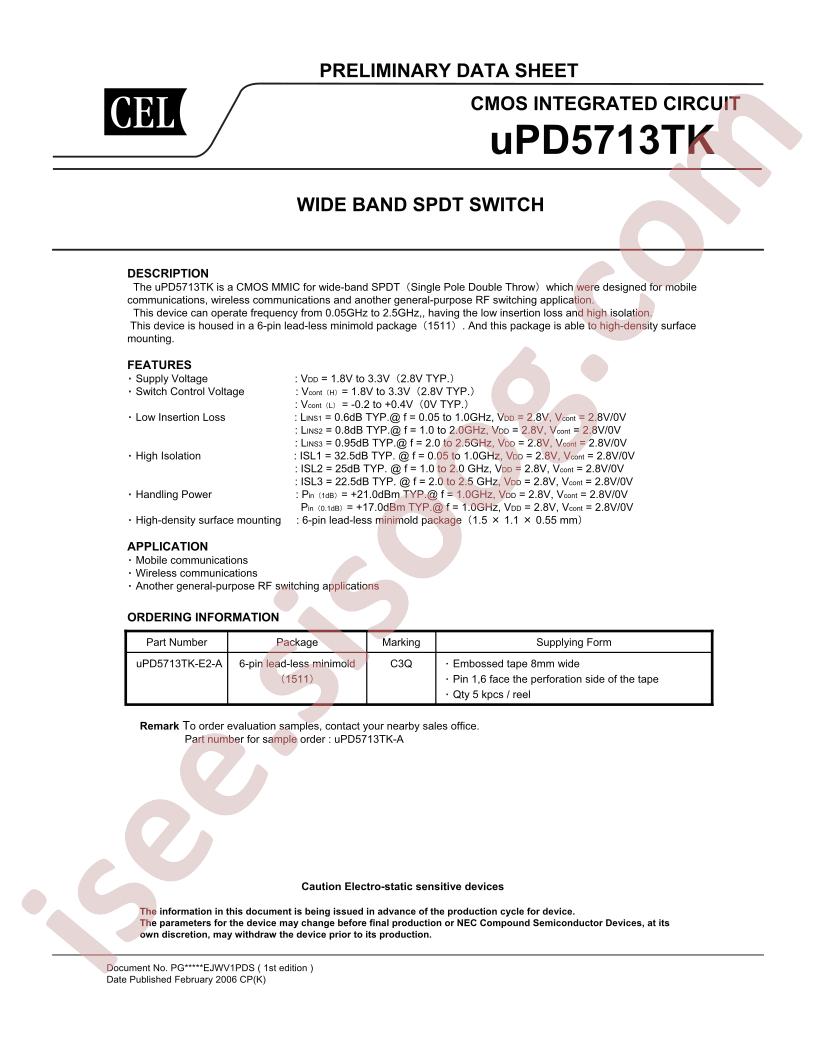 UPD5713TK
