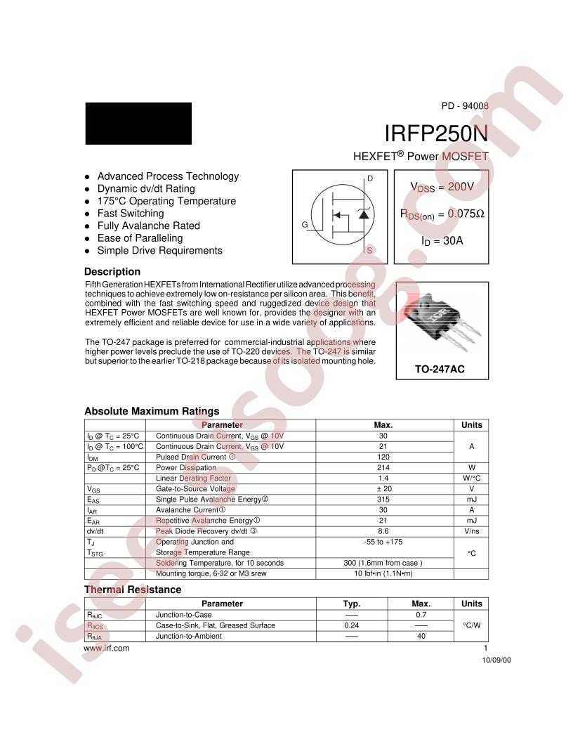 IRFP250N