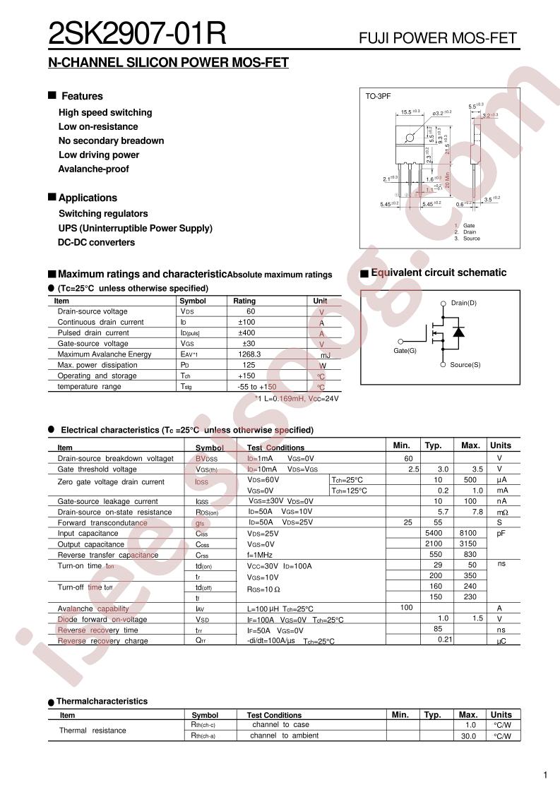 2SK2907-01R