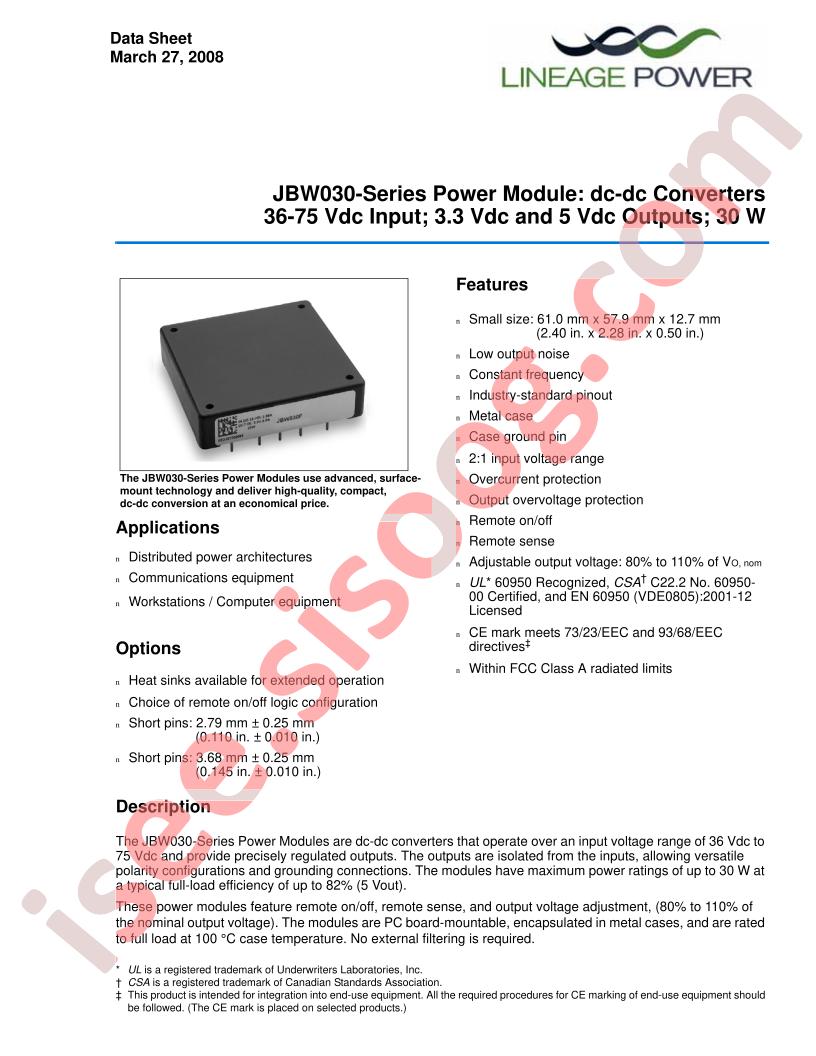 JBW030F