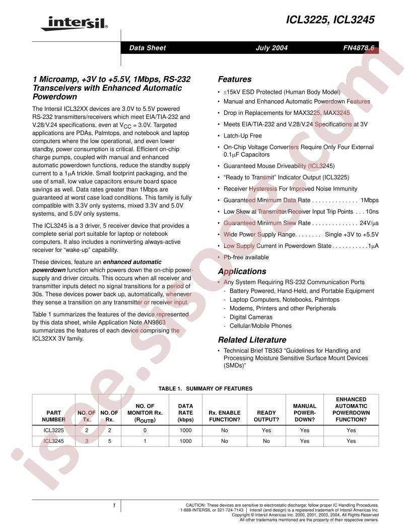 ICL3225CA-T