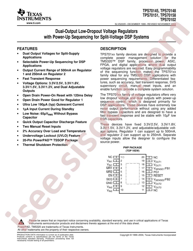 TPS70102PWP