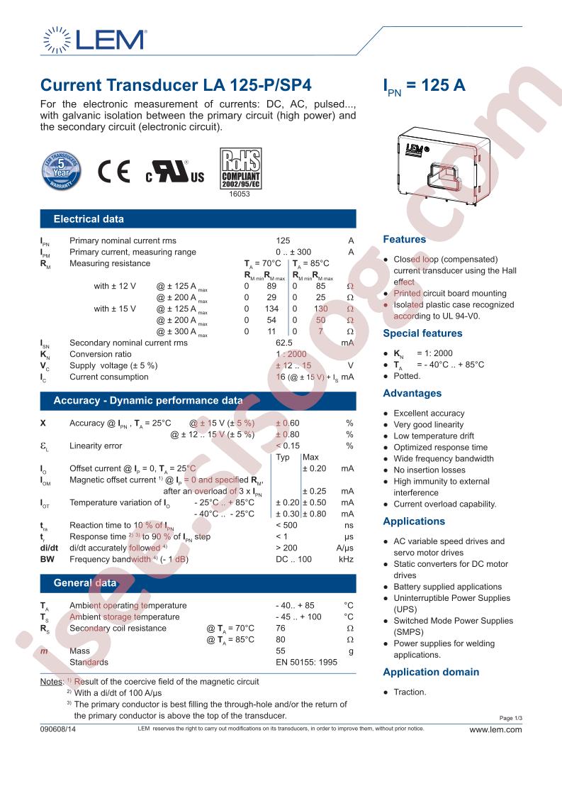 LA125-P-SP4