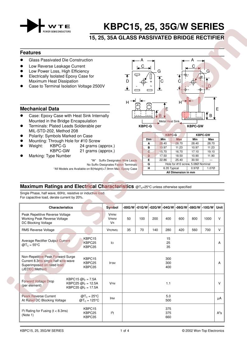 KBPC1508G