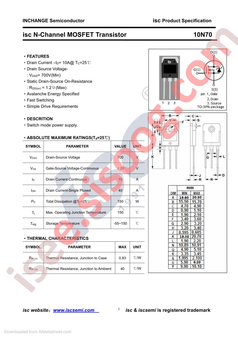 10N70-3PN