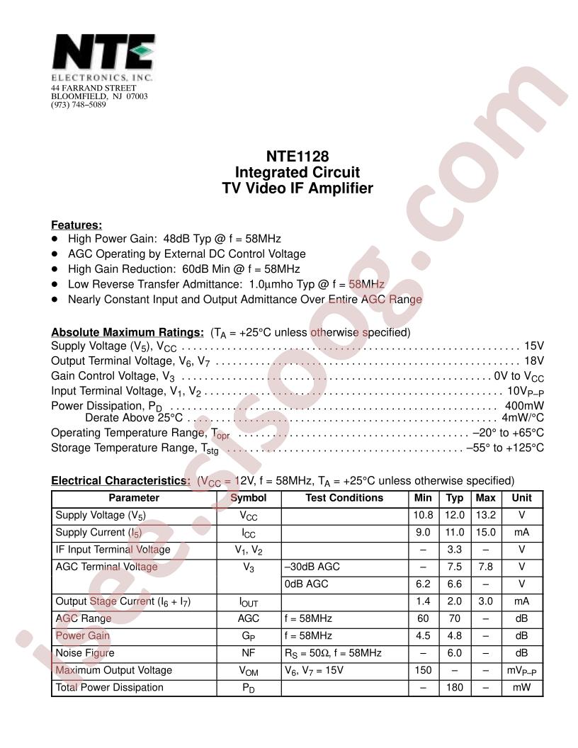NTE1128