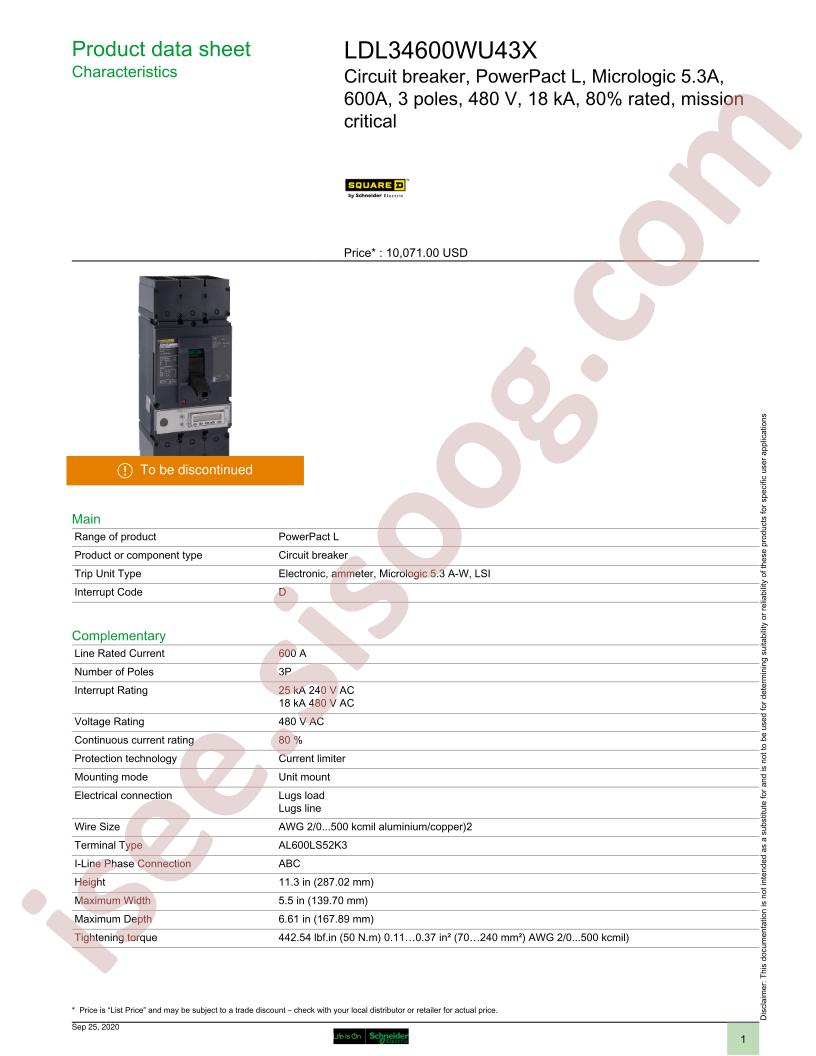 LDL34600WU43X