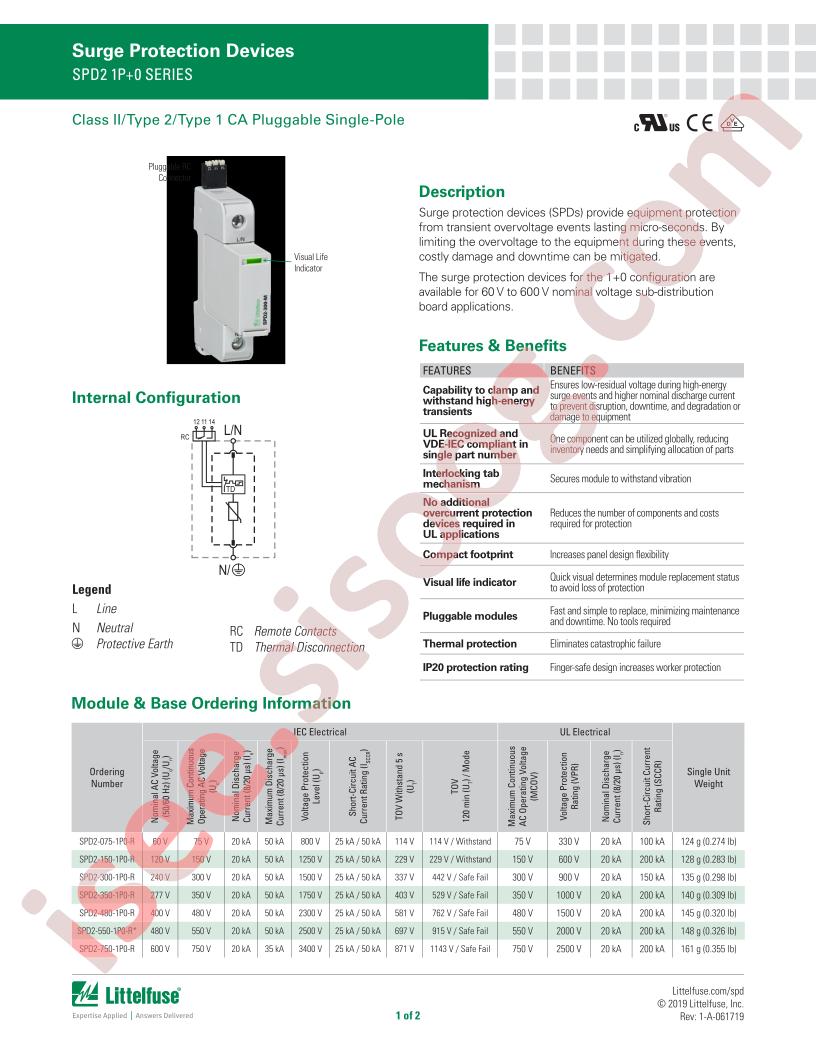 SPD2-750-1P0-R