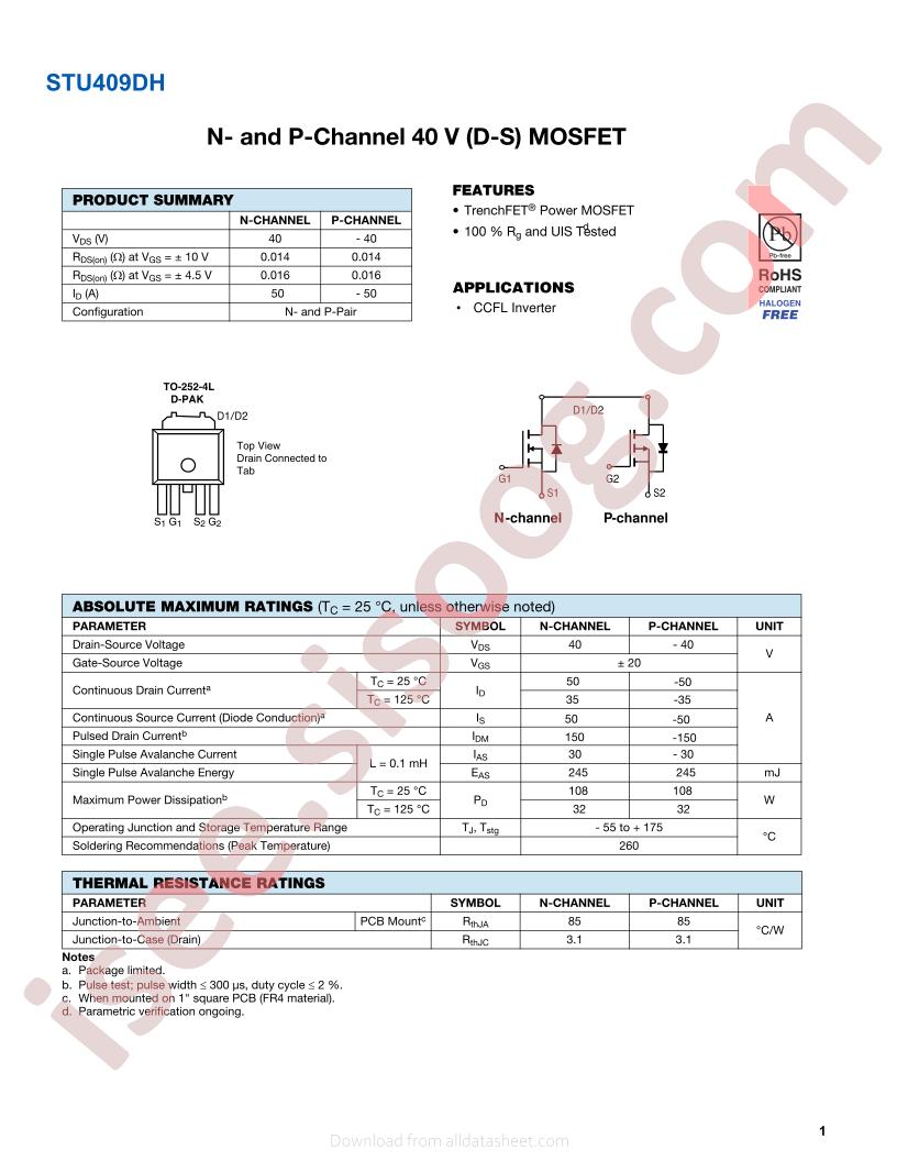 STU409DH