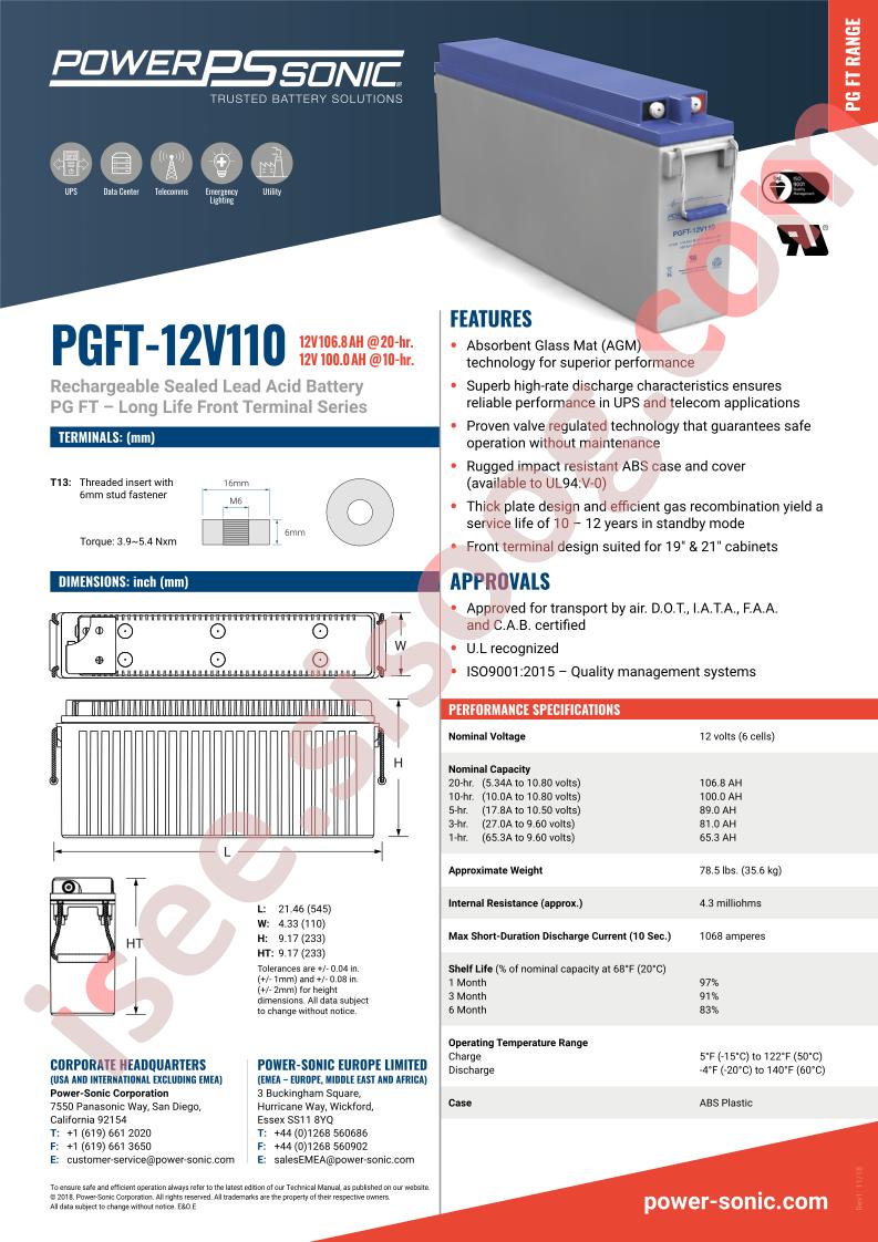 PGFT-12V110