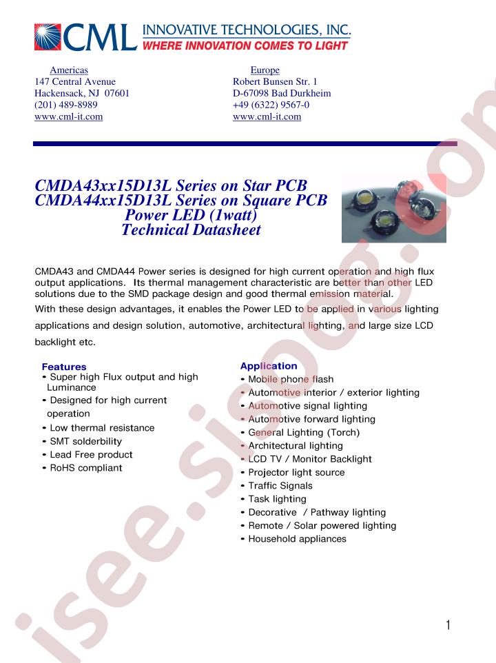 CMDA43CB15D13L