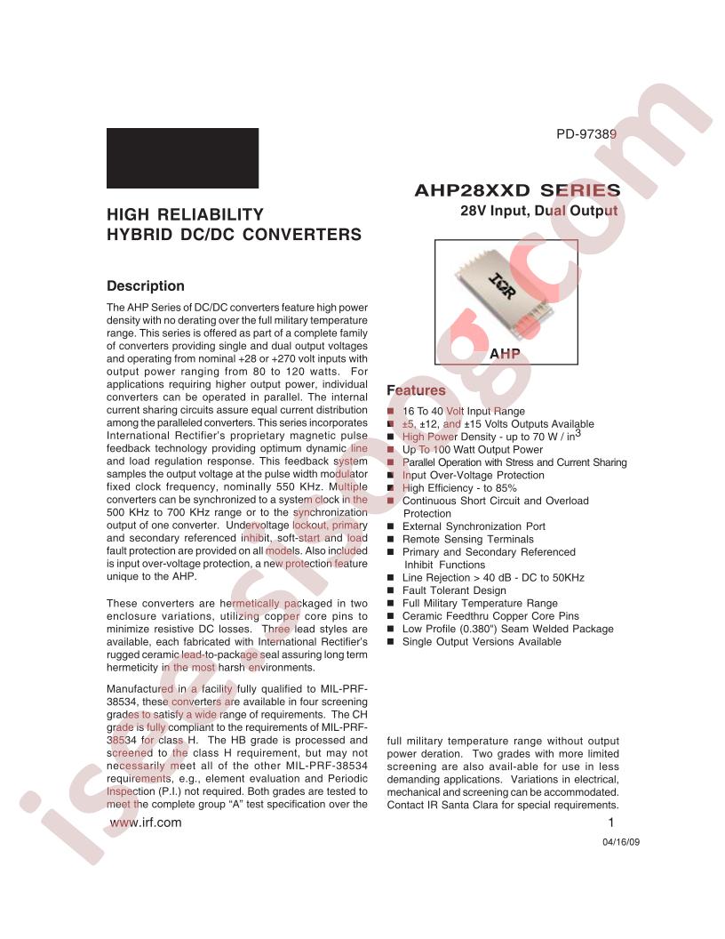 AHP2805DXCH