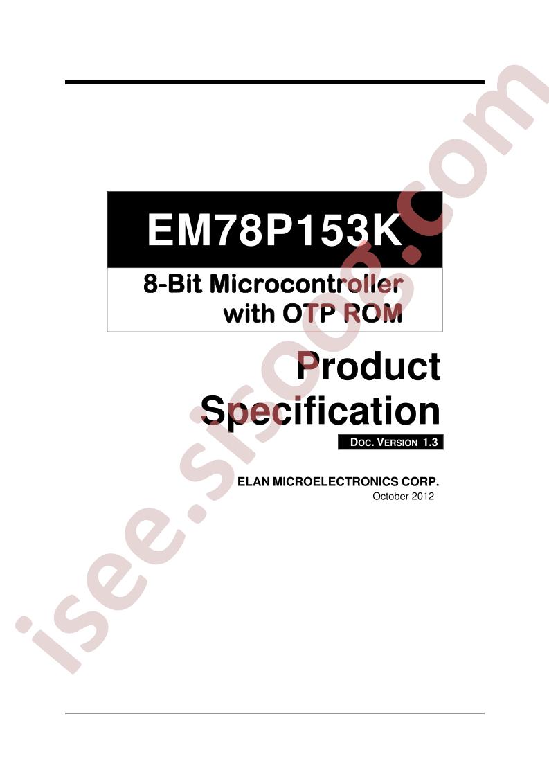 EM78P153K