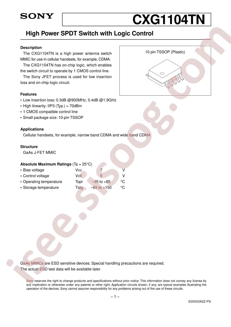 CXG1104TN