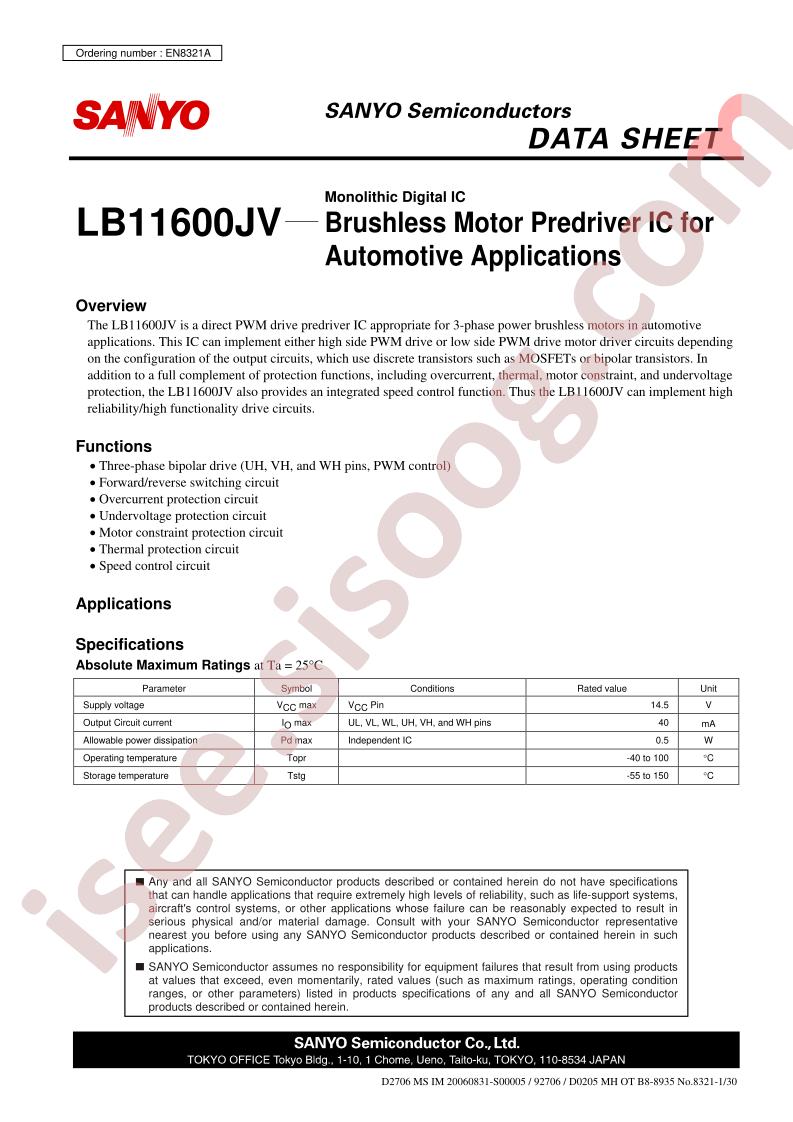 LB11600JV