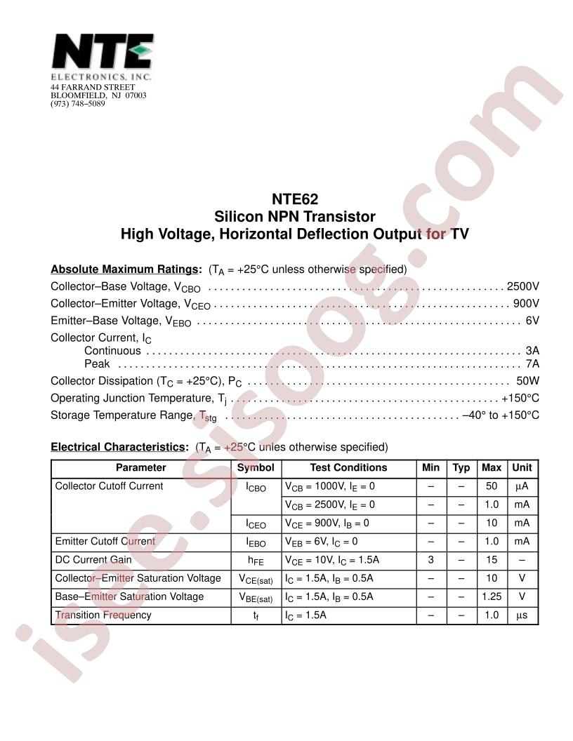 NTE62