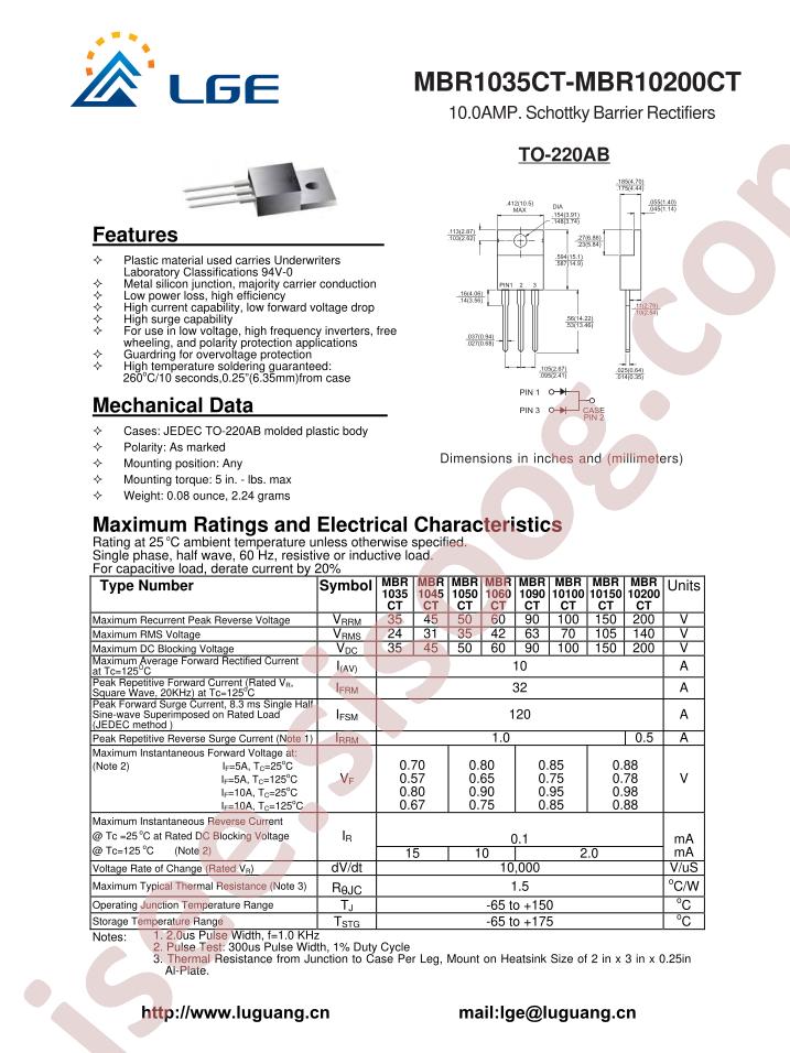 MBR1035CT
