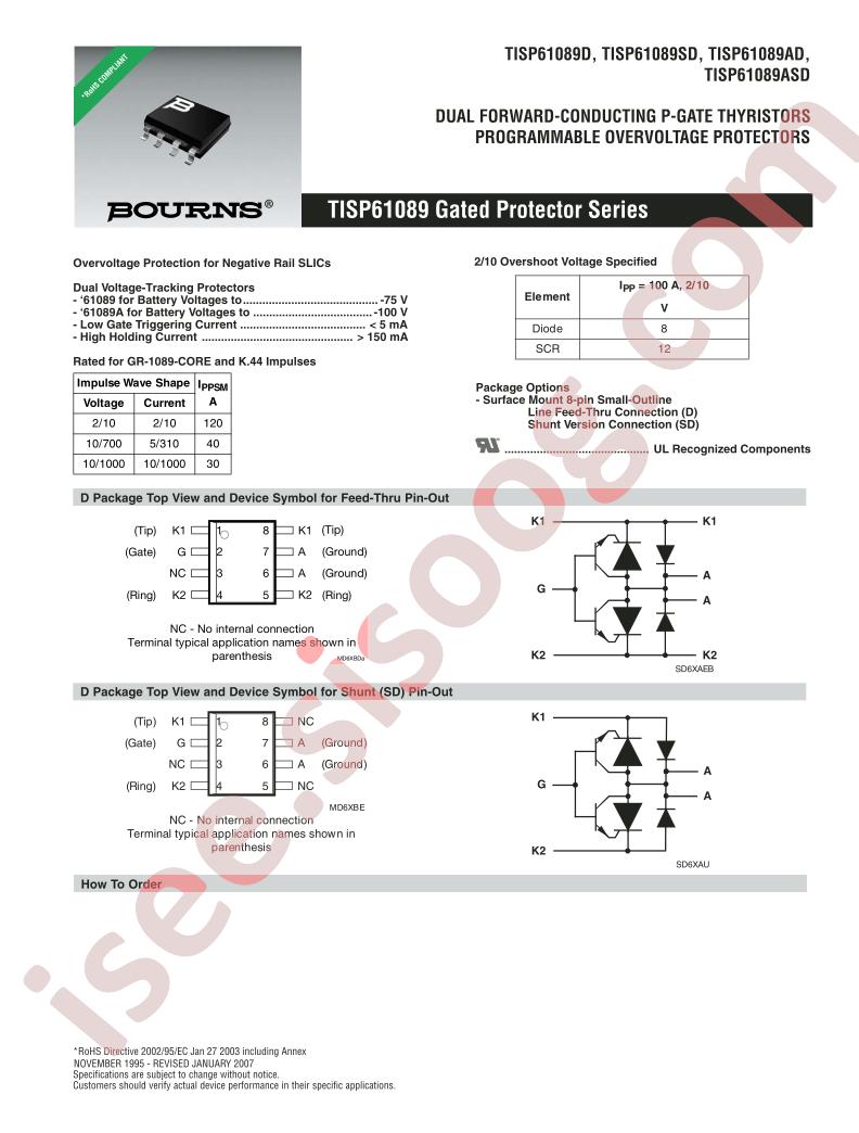 TISP61089D