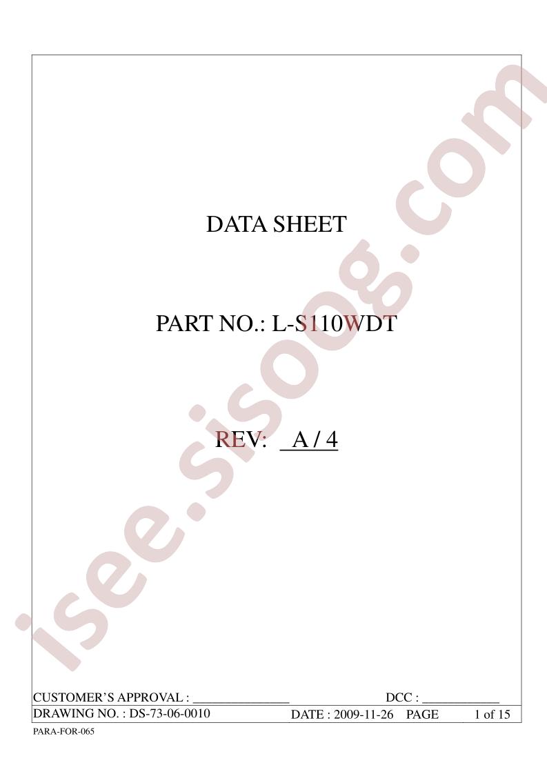 L-S110WDT
