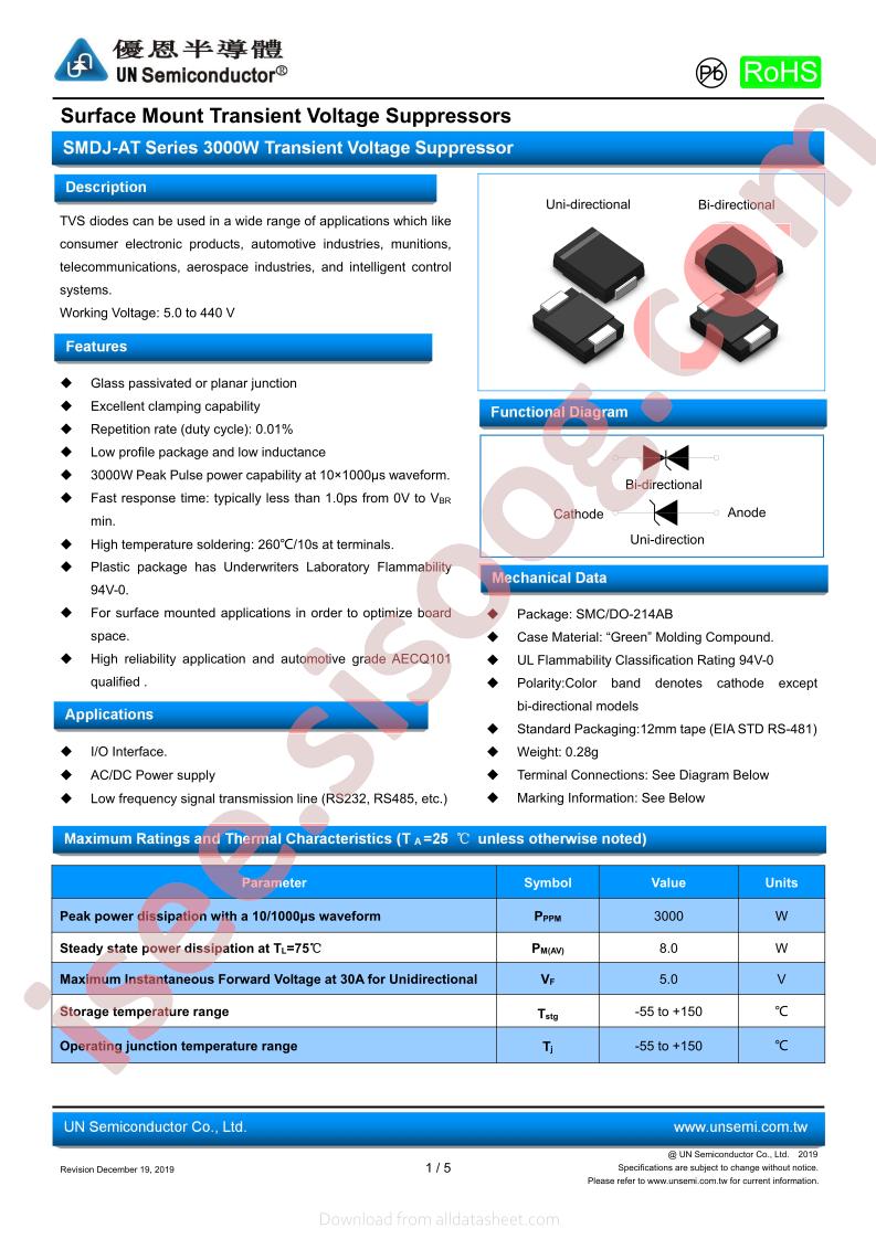 SMDJ300CA-AT