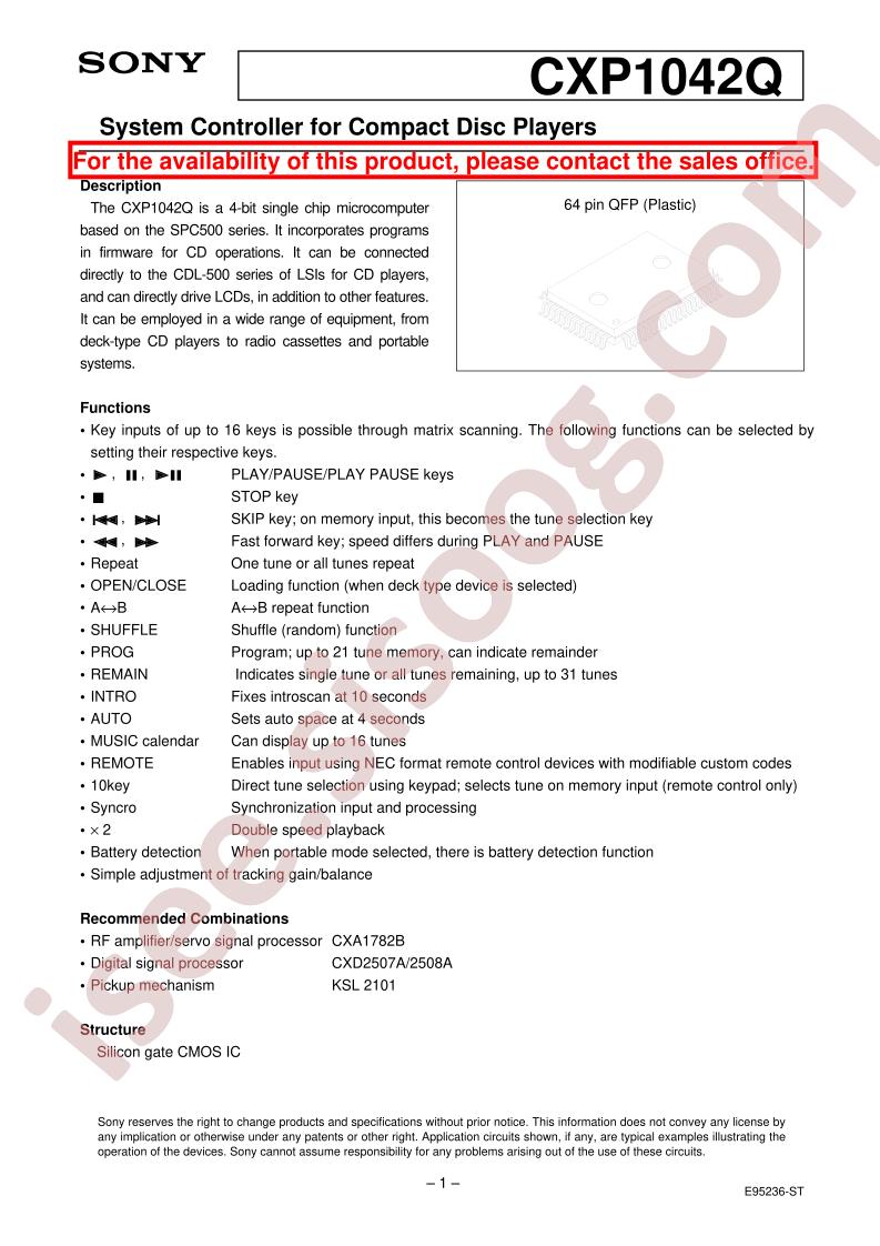 CXP1042Q
