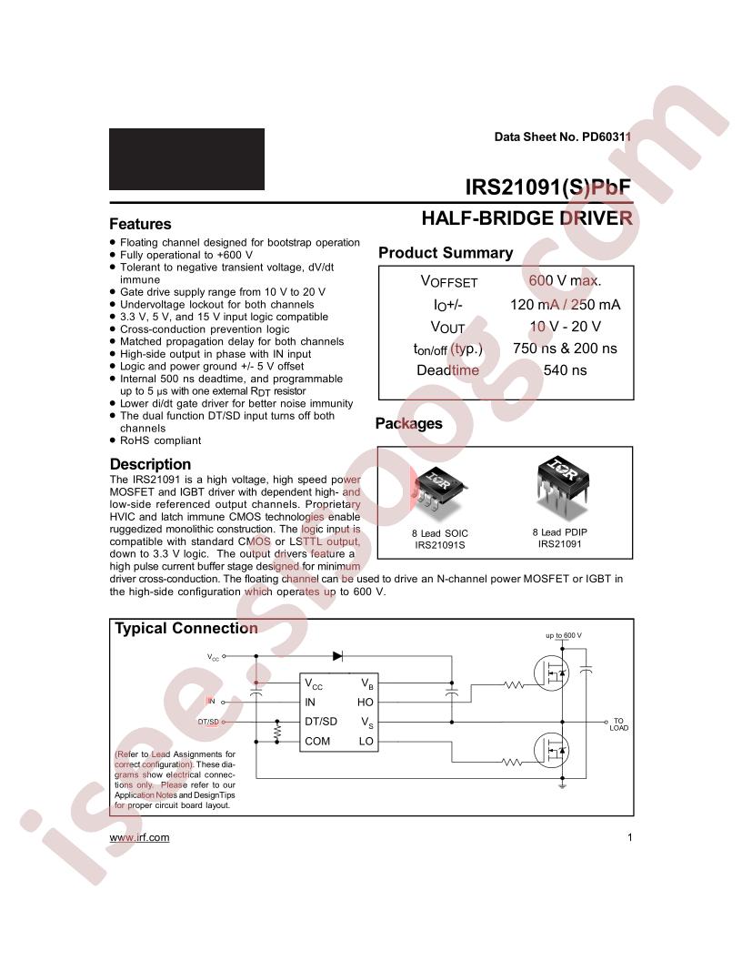 IRS21091PBF