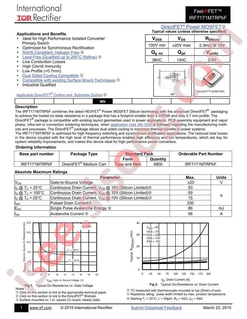 IRF7171MTRPBF