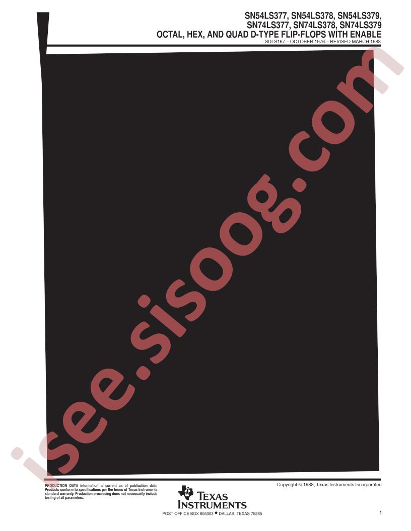 SN74LS377